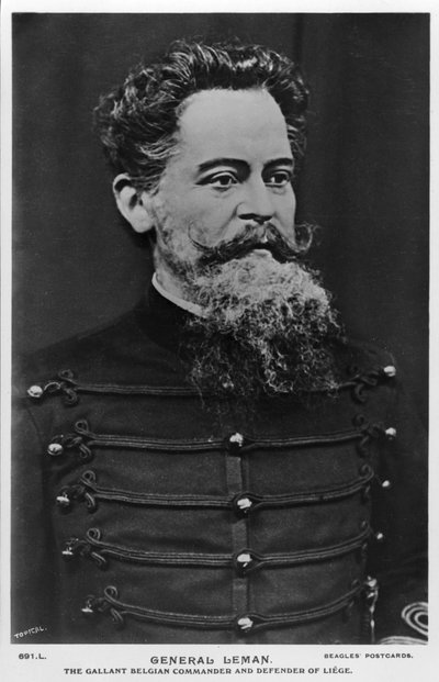 General Leman, the Gallant Belgian Commander and Defender of Liege by Topical Press Agency