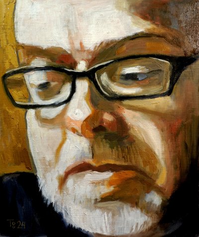 Bearded Man Self-Portrait by Tore Bahnson