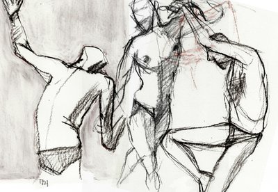 Dynamic Male Figures by Tore Bahnson