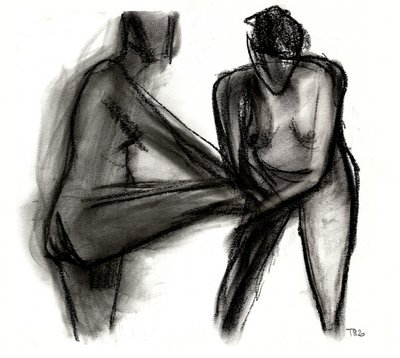 Expressive Nude Figures by Tore Bahnson