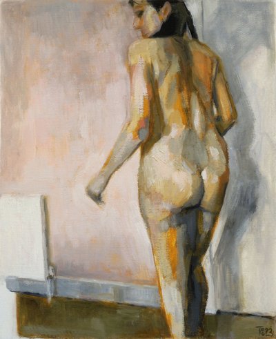 Nude Figure in Light by Tore Bahnson