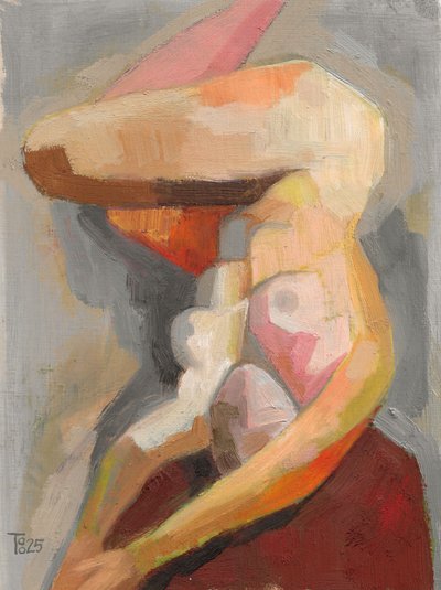Warm Abstract Figure by Tore Bahnson