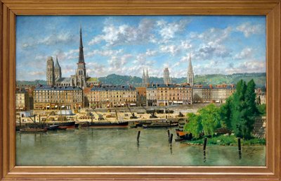 The Port of Rouen by Torello Ancillotti