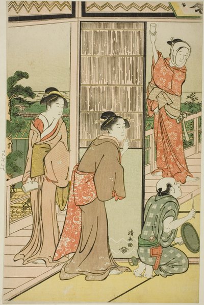 A Party in the Shinagawa Pleasure Quarters by Torii Kiyonaga