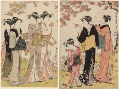 Beauties Under a Maple Tree, from the series 
