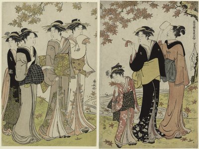 Beauties Under a Maple Tree, from the series 