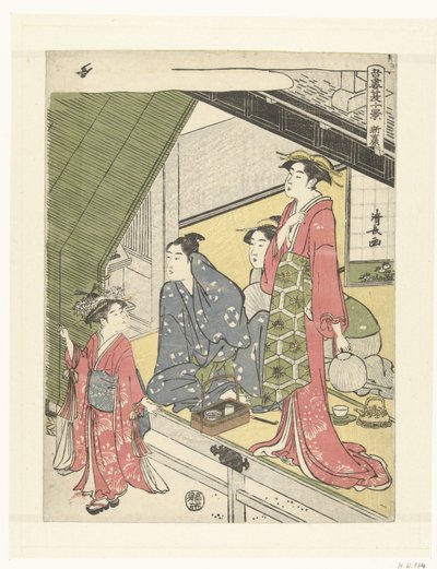 The New Yoshiwara (Ten Summer Scenes in the Eastern Capital) by Torii Kiyonaga