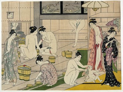 The Bathhouse Women by Torii Kiyonaga