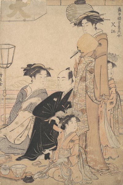 Sashiye name of a place in Edo by Torii Kiyonaga