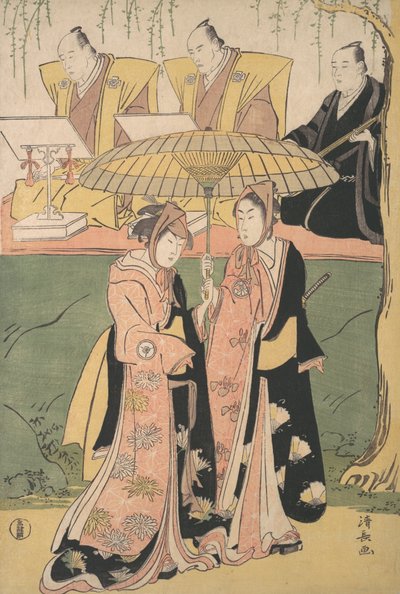 Scene from a Shosa Act by Torii Kiyonaga