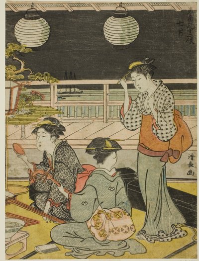 The Seventh Month, from the series "Twelve Months in the South" by Torii Kiyonaga