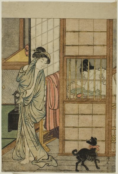Woman After a Bath, from "Comparison of Alluring Beauties" by Torii Kiyonaga