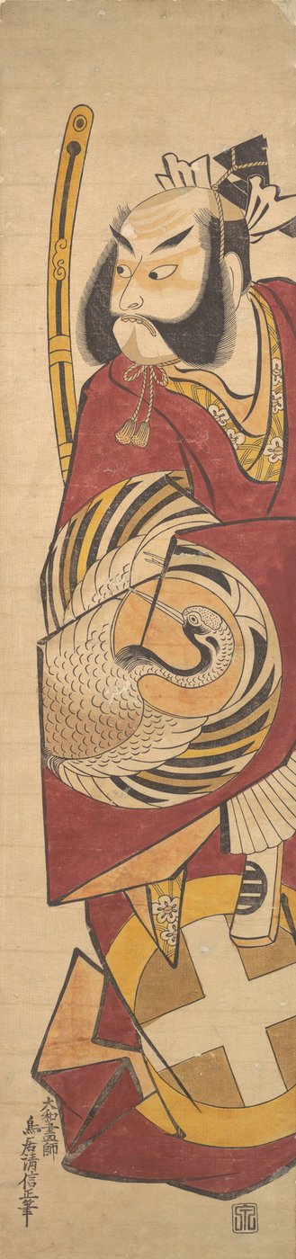 The Actor Bando Hikosaburo 1st, ca. 1725 by Torii Kiyonobu I