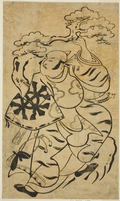The Actor Nakamura Denkuro I by Torii Kiyonobu I