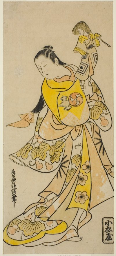 The Actor Nakamura Takesaburo I as Kewaizaka no Shosho (?) by Torii Kiyonobu I