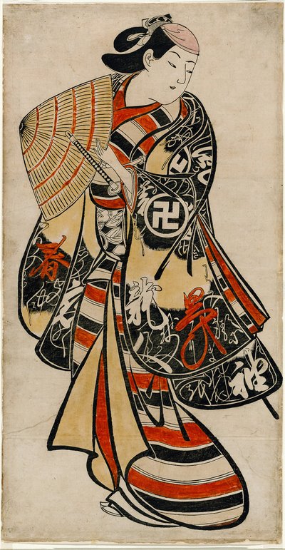 The Actor Takii Hannosuke as an Effeminate Youth, c.1707 by Torii Kiyonobu I