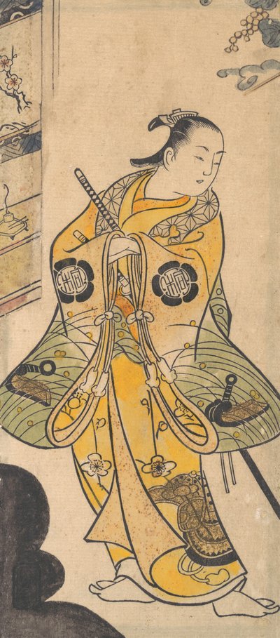 Actor as a Samurai Youth, ca. 1735 by Torii Kiyotada