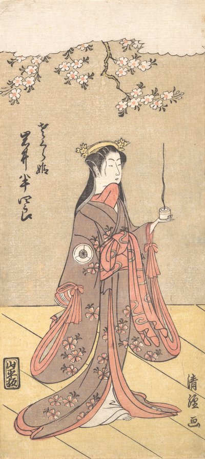 The Actor Iwai Hanshiro IV as Sakura Hime, the Cherry Princess by Torii Kiyotsune