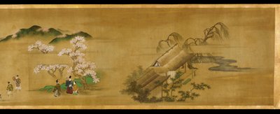 Landscapes of the Four Seasons, Edo period, 17th century by Tosa Mitsuoki