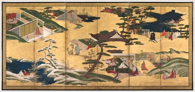 Scenes from the Tale of Genji, late 1700s by Tosa School