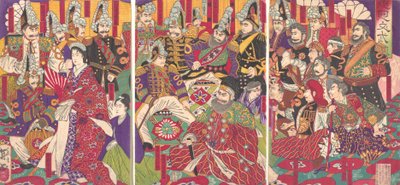 Civil and Military Officers by Toshimasa