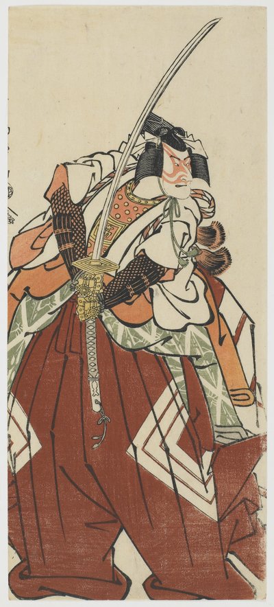 Ichikawa Komazo III as Shinozuka Goro, 1794 by Toshusai Sharaku