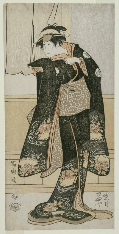 The Actor Iwai Hanshiro IV as Otoma, Daughter of Ohina from Inamuragasaki in Kamakura by Toshusai Sharaku