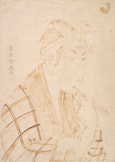 The Actor Matsumoto Koshiro as Banzuin Chobei by Toshusai Sharaku