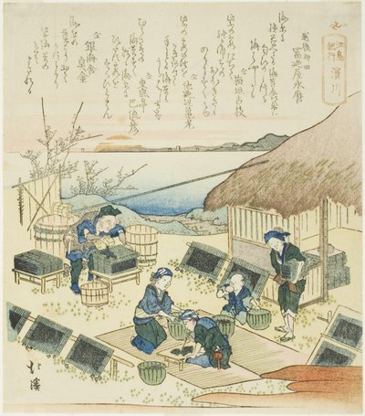 Hamagawa, from the series A Record of a Journey to Enoshima by Totoya Hokkei