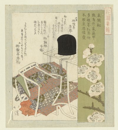 The Unopened Red by Totoya Hokkei