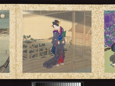 Artisans, Beauties, and Annual Events by Toyohara Kunichika