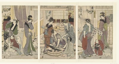 Fish Seller (series title) by Toyokuni (II) , Utagawa