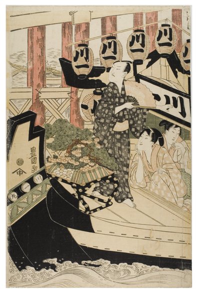 Actors in the Twelve Months by Toyokuni Utagawa