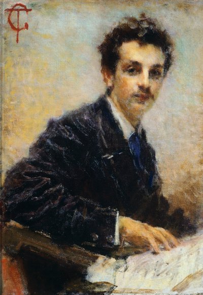Portrait of Benedetto Junck by Tranquillo Cremona