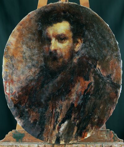 Portrait of Cletto Arrighi by Tranquillo Cremona