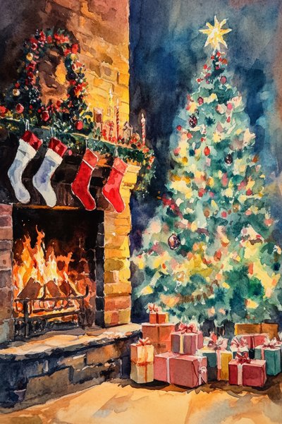 Cozy Christmas Time No. 02 by Treechild