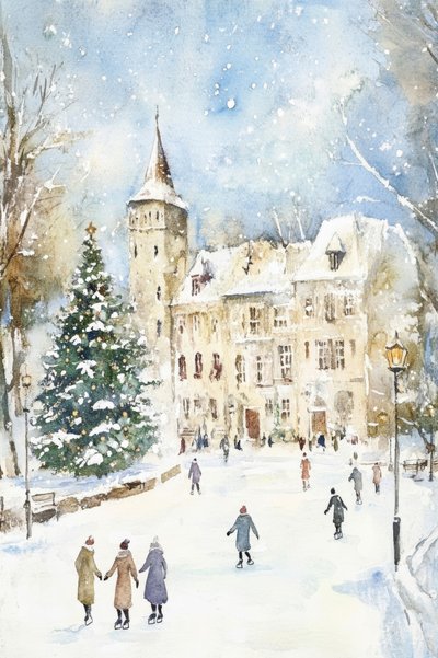 Ice Skates Fun by Treechild