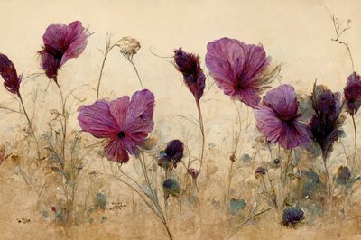Soft Purple Blooms by Treechild