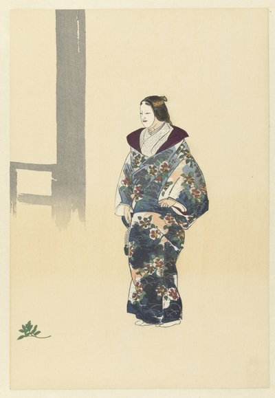 Actor in the No Play Tomonaga by Tsukioka Kogyo