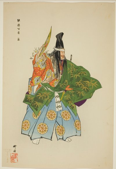 Ebira, from the series "One Hundred No Dramas" by Tsukioka Kogyo