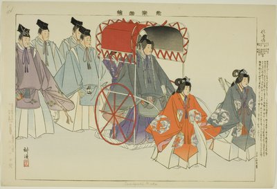 Sumiyoshi Mode, from the series Pictures of No Performances by Tsukioka Kogyo
