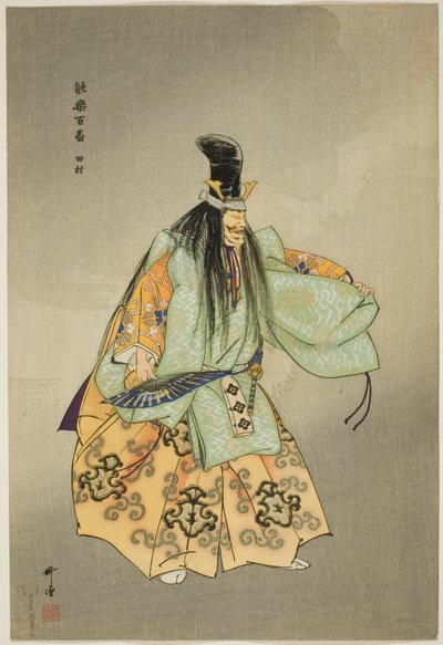 Tamura, from the series "One Hundred No Dramas" by Tsukioka Kogyo