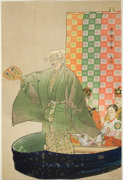 To-sen, from the series "One Hundred No Dramas" by Tsukioka Kogyo