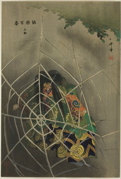 Tsuchi-gumo, from the series "One Hundred No Dramas" by Tsukioka Kogyo