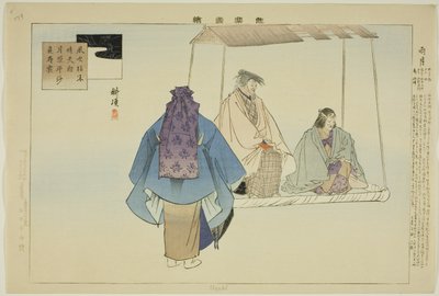 Uzuki, from the series "Pictures of No Performances" by Tsukioka Kogyo