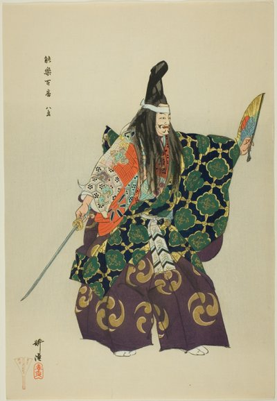 Yashima, from the series "One Hundred No Dramas" by Tsukioka Kogyo