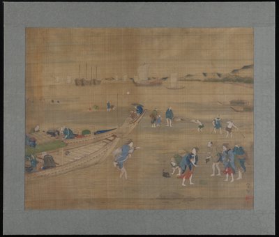 Clam Digging by Tsukioka Yoshitoshi
