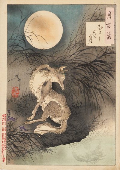 Musashi Plain Moon by Tsukioka Yoshitoshi