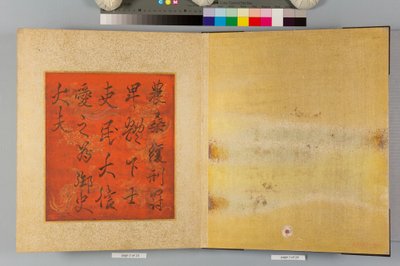Album of Hawks and Calligraphy by Tsunenobu Kano