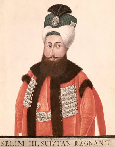 Sultan Selim III (1761-1808) 18th-19th Century by Turkish School